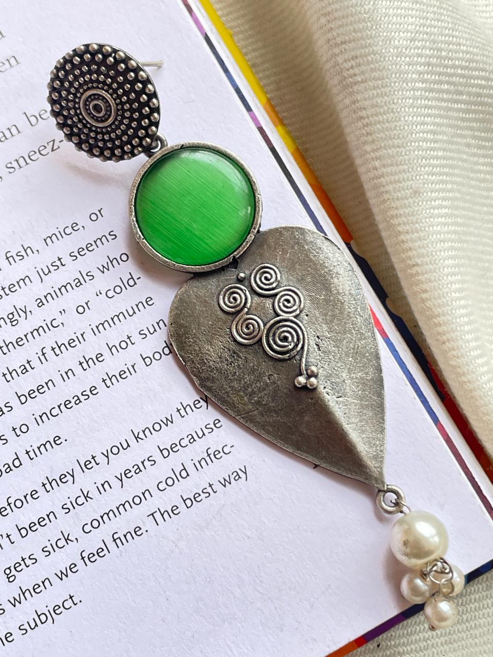 Monalisa Stone Antique Look Earring