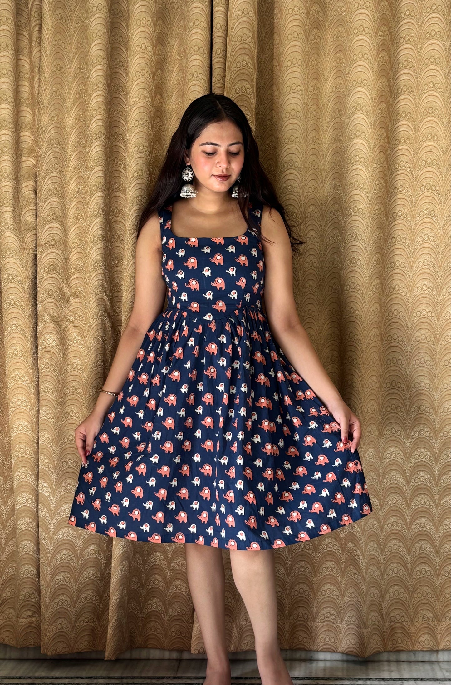 Haathi Indigo Corset Dress
