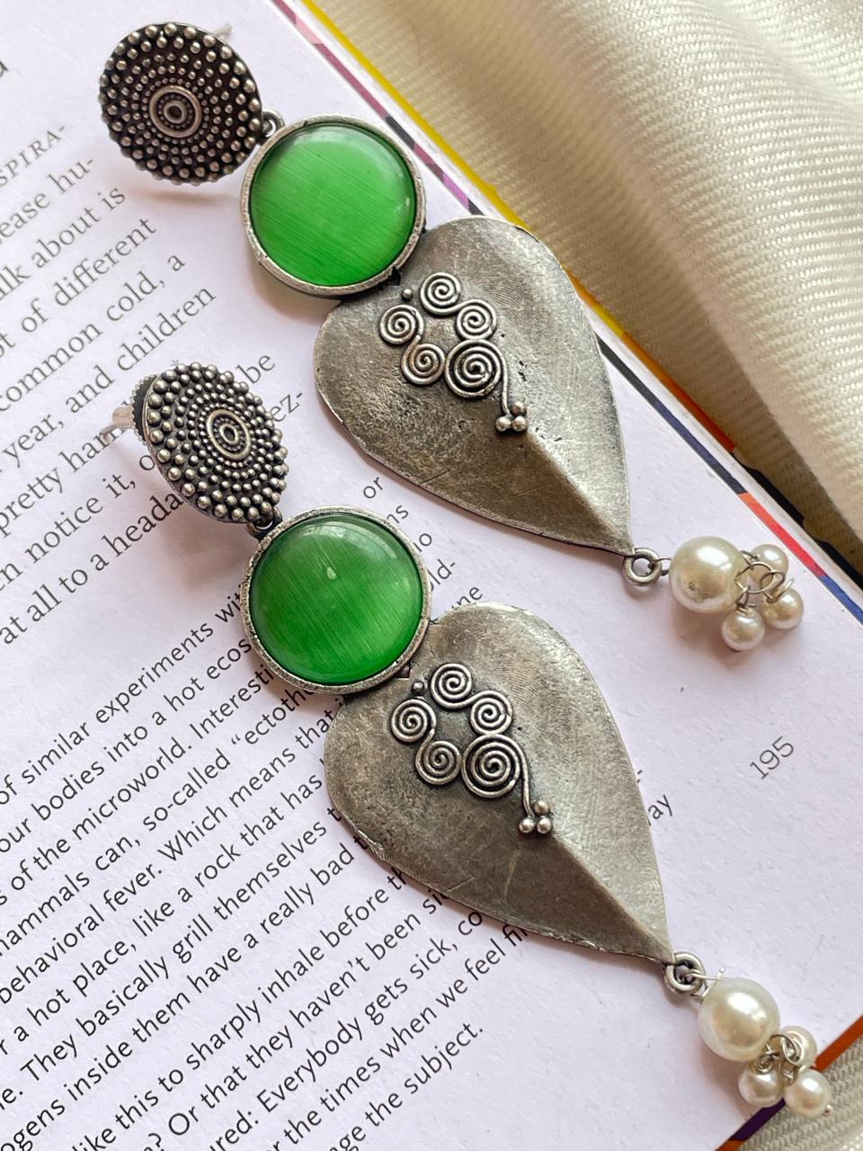 Monalisa Stone Antique Look Earring