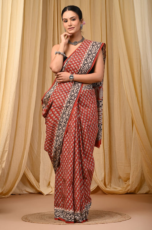 Cotton Mul Saree