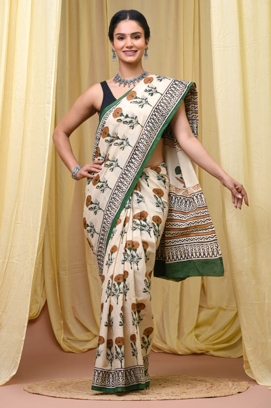 Cotton Mul Saree