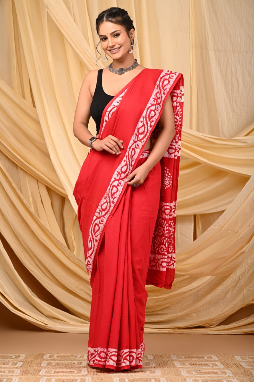 Cotton Mul Saree